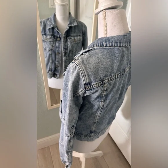Free People Rumors Denim Jacket Sz S. - Picture 2 of 16